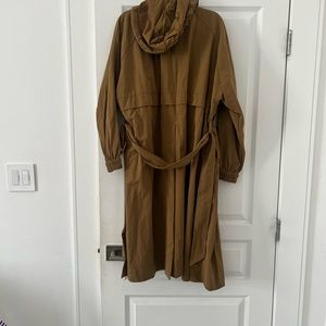 Zara camel, hooded trench coat